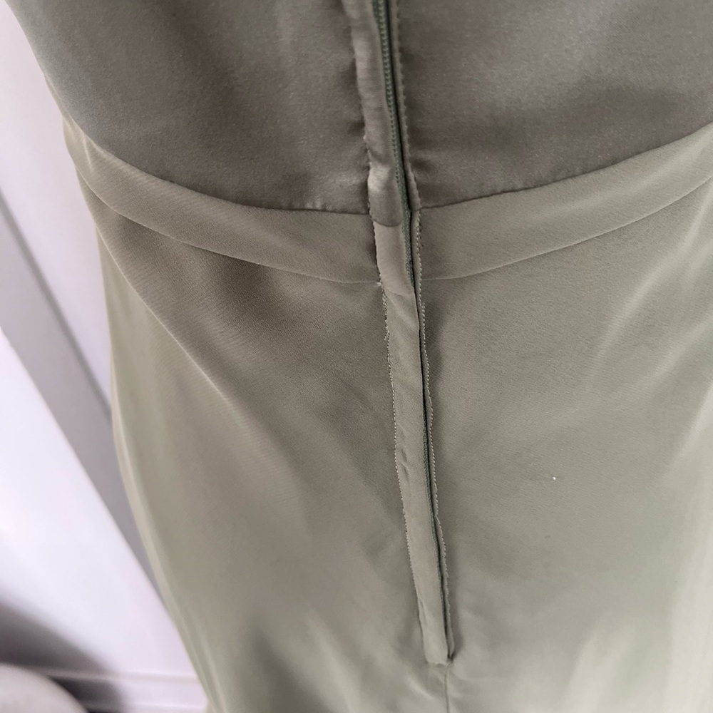 Sage Green Women's Dress- Alfred Angelo - Picture 10 of 12